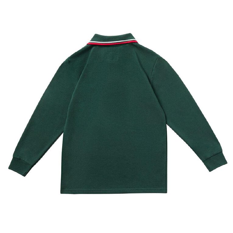 Schooltex Whitau School Long Sleeve Polo with Badge