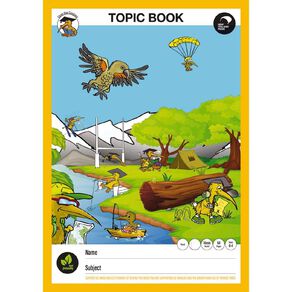 Clever Kiwi Topic Book 64 Page Multi-Coloured
