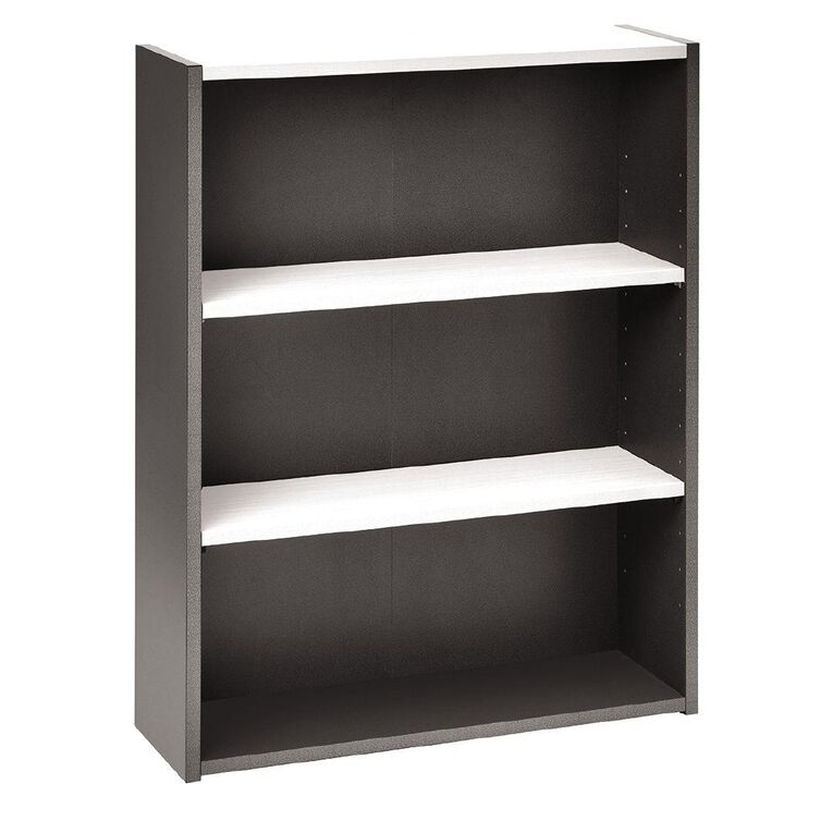 Jasper J Emerge Bookcase 1200 White/Ironstone