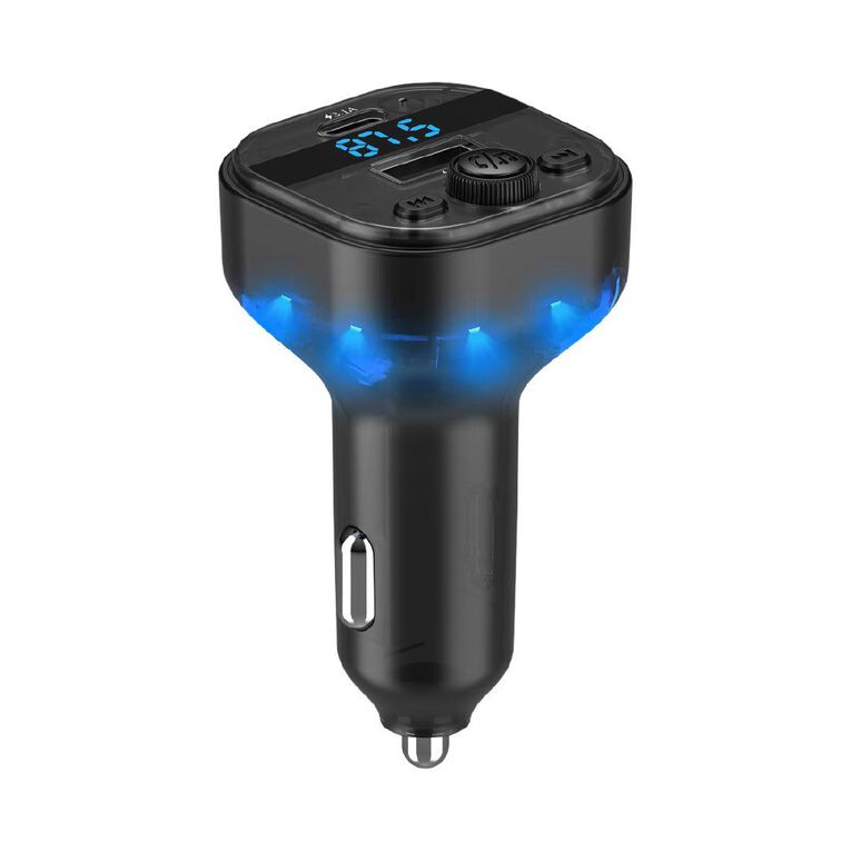 Tech.Inc Wireless Bluetooth FM Transmitter Black