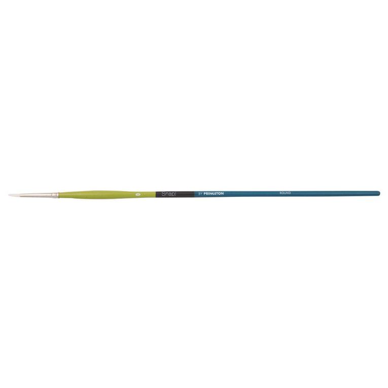 Princeton Snap Brush Long Handle Taklon Round 0 White