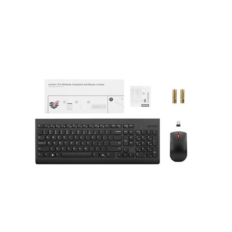 Lenovo 510 Wireless Combo Keyboard And Mouse Black