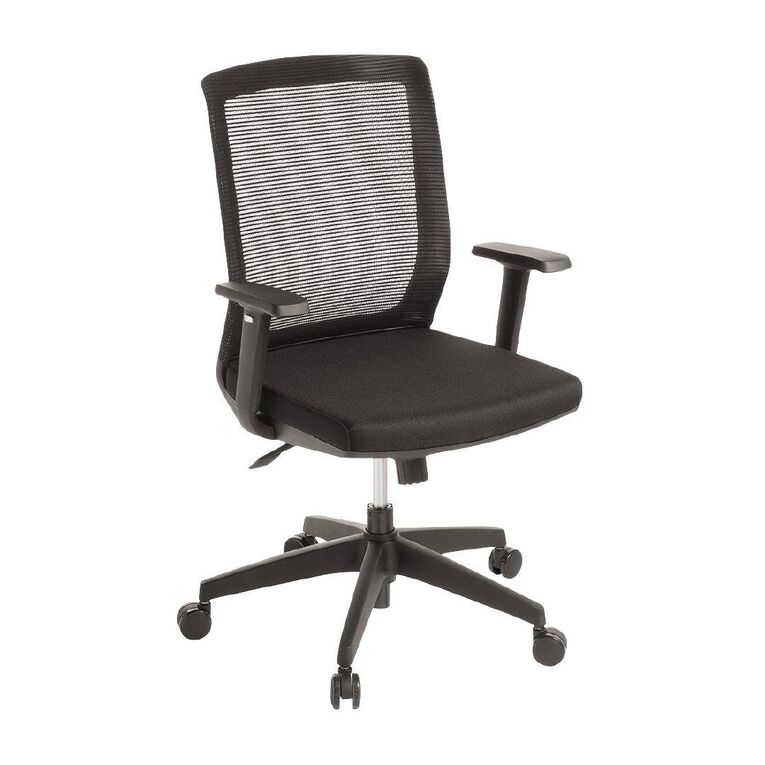 Eden Media Boardroom Highback Mesh Chair Black