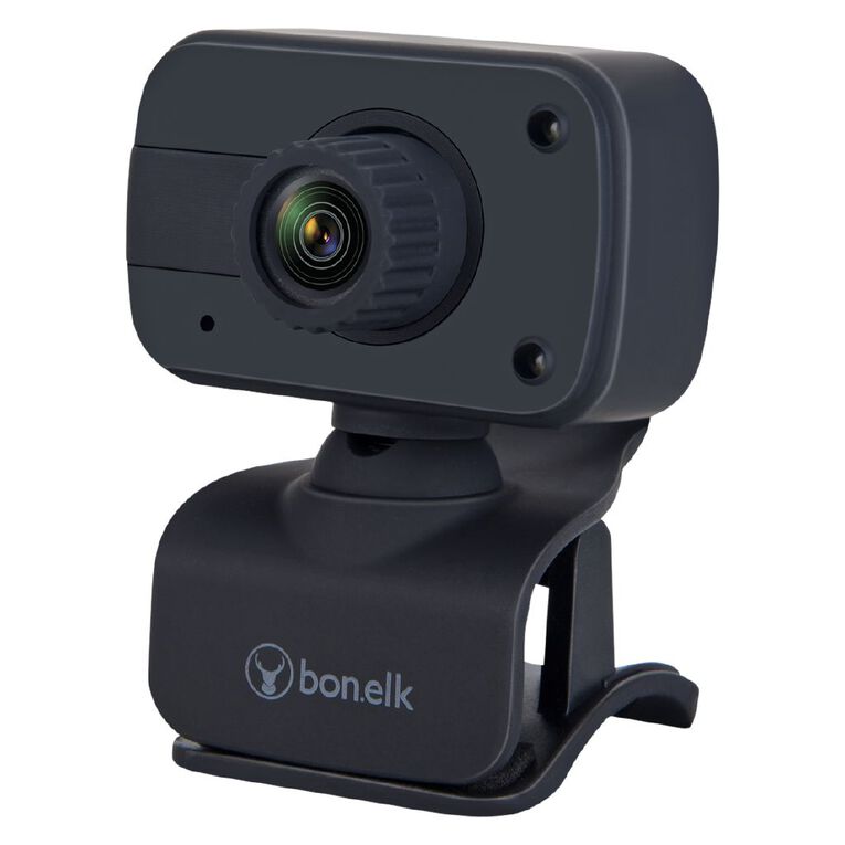 Bonelk USB Webcam Clip On 1080p Black