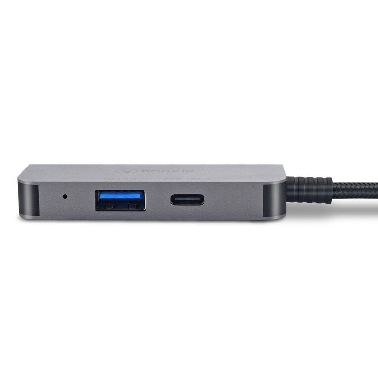 Bonelk Long Life 3in1 Multiport Hub Space Grey Black