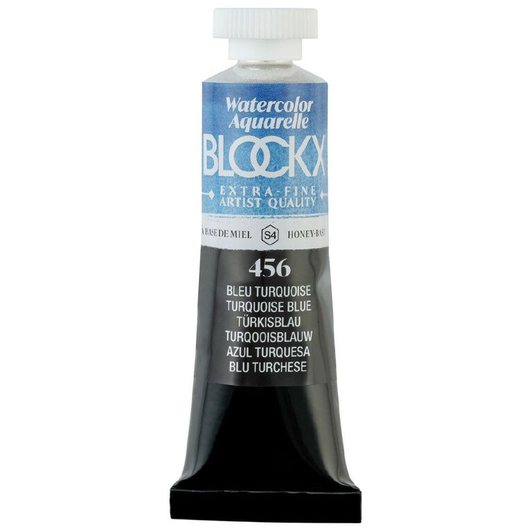 BLOCKX Watercolour Tube 15ml S4 456 Turquoise Blue