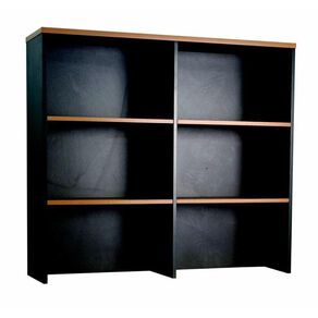 Firstline Credenza Hutch 1200 Beech/Ironstone