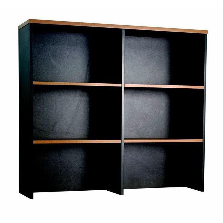 Firstline Credenza Hutch 1200 Beech/Ironstone