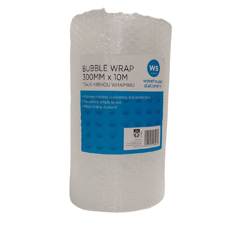 WS Bubble Wrap Roll 300mm x 10m