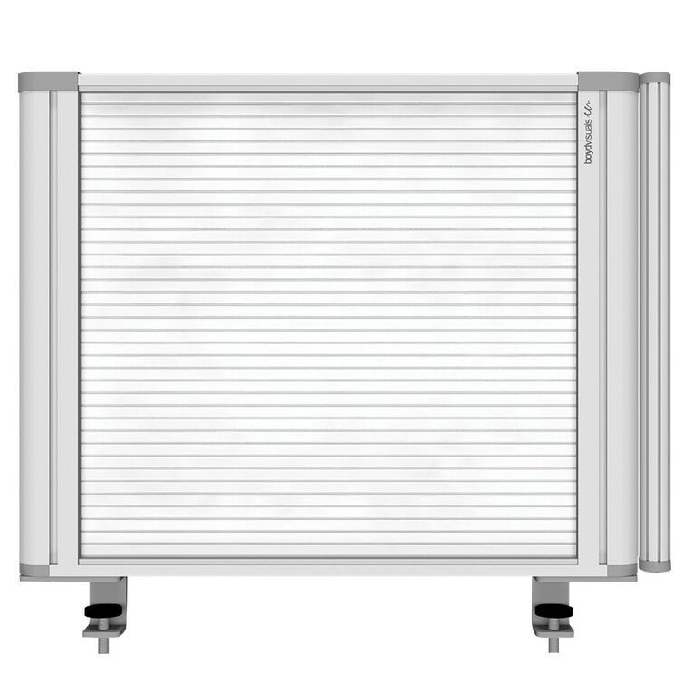 Boyd Visuals Desk Mounted Partition 560W Polycarbonate
