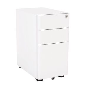 Agile Slimline Metal Mobile 2+1 File White