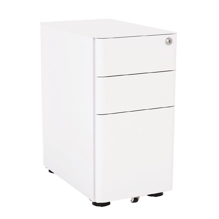 Agile Slimline Metal Mobile 2+1 File White