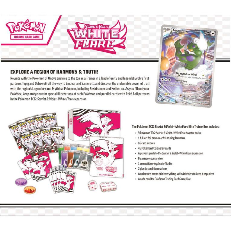 Pokemon S&V 10.5 White Flare Elite Trainer Box LIMIT 2 PER CUSTOMER