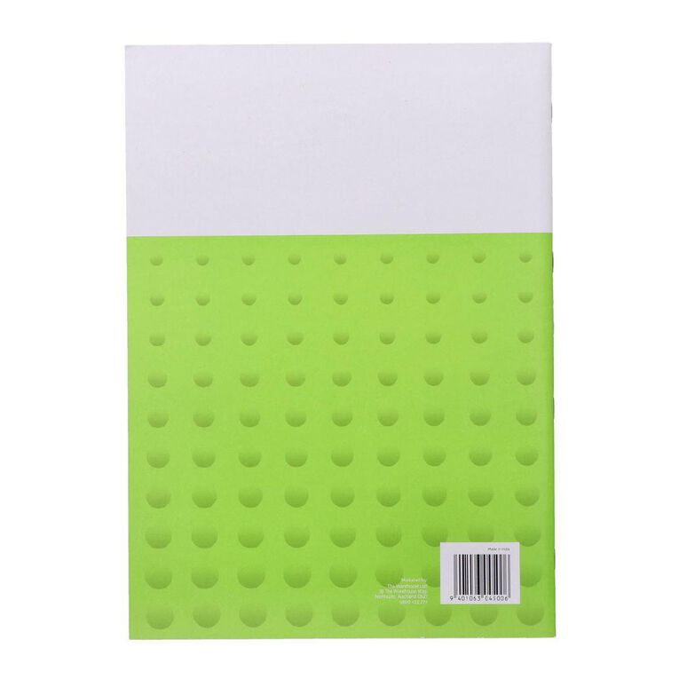 WS Task Book 335mm x 240mm Unruled 24 Leaf Green
