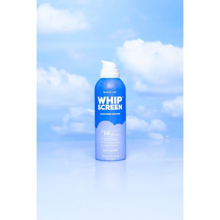 WhipScreen Anti-Scent SPF50 Sunscreen Mousse 160g