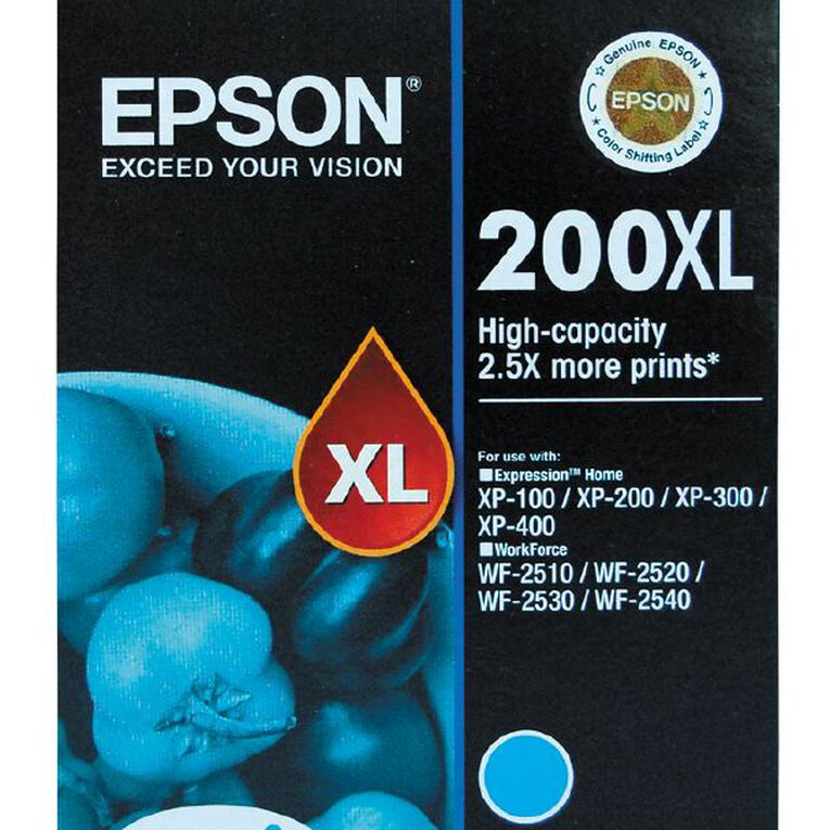 Epson Ink 200XL Cyan 450 Pages