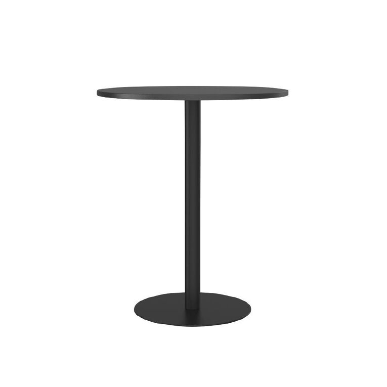Knights Polo Bar Leaner 900 Round Black Top