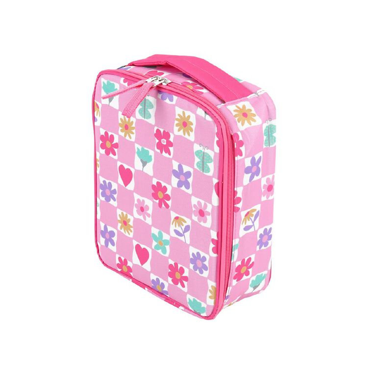 Living & Co Lunch Bag and Bottle Daisy Pink 2 Piece