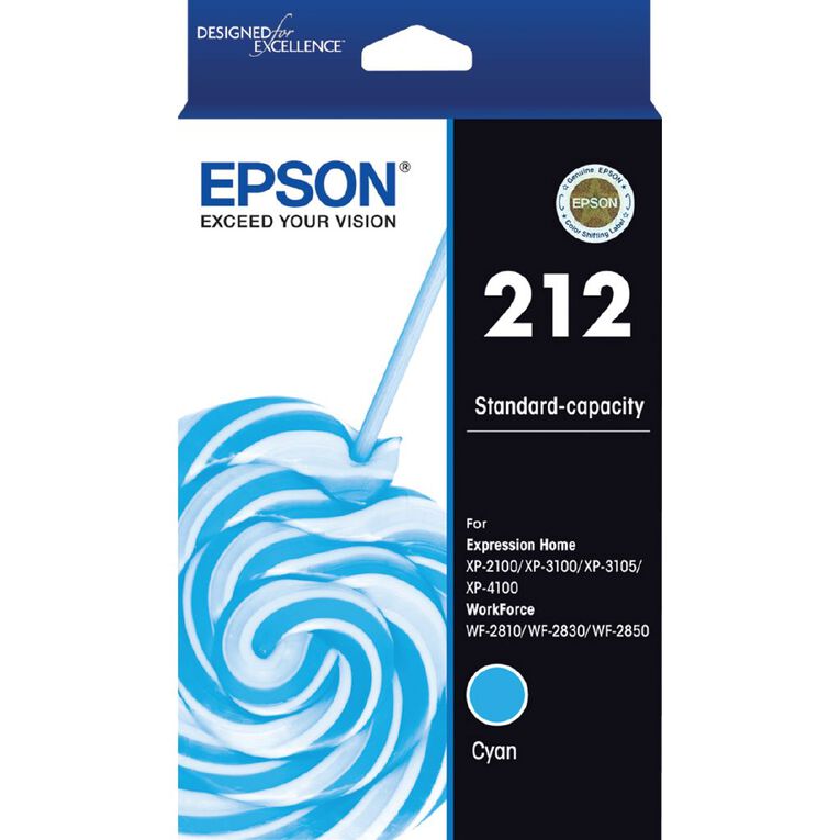 Epson Ink 212 Cyan 130 Pages