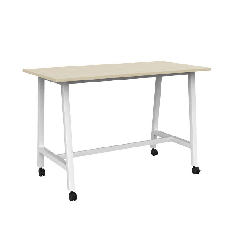 Knights Cubit Bar Leaner Castor 16 x 8 Nordic Maple Top