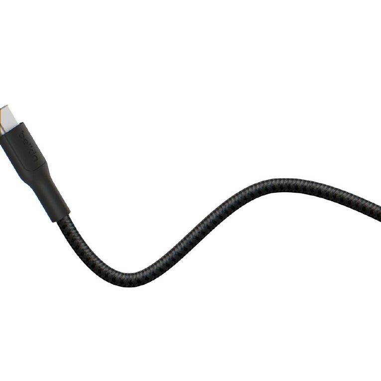Belkin BoostCharge Pro USB-C Braided Cable Lightning Connector 2m Black