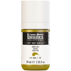 Liquitex Soft Body Acrylic 59ml Green Gold S4