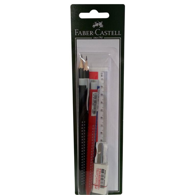Faber-Castell Writing Set Black 7 Pack
