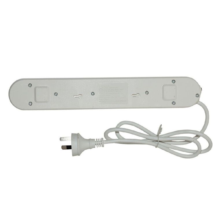 Tech.Inc 4 Way Powerboard with Surge Protection & USB