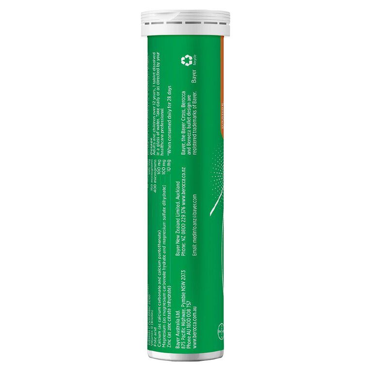Berocca Energy Vitamin B & C Orange Flavour Effervescent Tablets 30 Pack