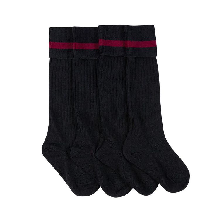Schooltex Striped School Socks 2 Pack