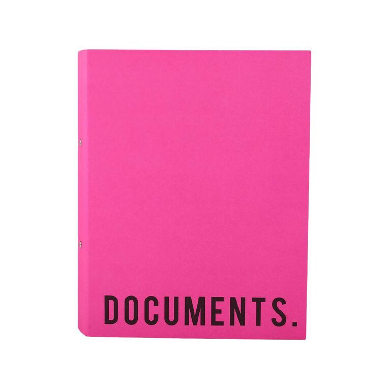 WS Colour Pop 2D Ringbinder Pink