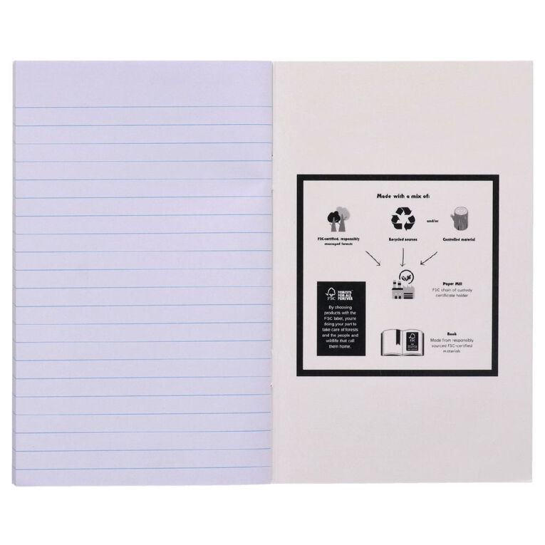 WS Exercise Book 3B1 Plus 7mm Ruled 32 Leaf Red