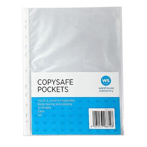 WS Copysafe Pocket 10 Pack A4