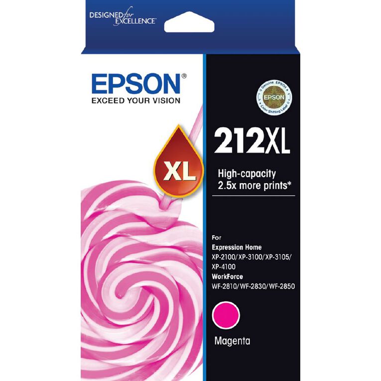Epson Ink 212XL Magenta 350 Pages