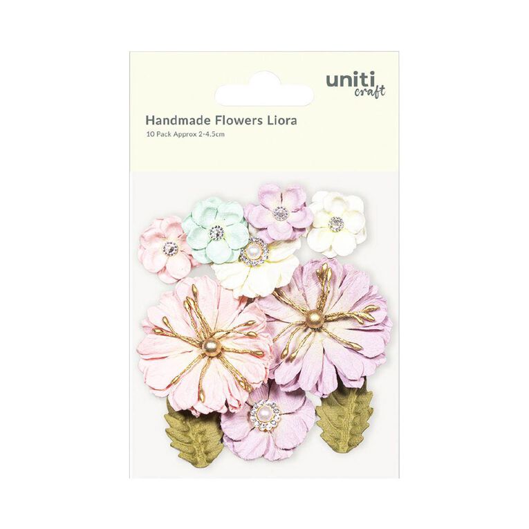 Uniti Handmade Flowers Liora 10 Piece Multi-Coloured