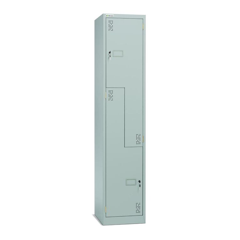 Precision Locker 2 Step Silver Grey