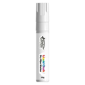Texta Liquid Chalk Drywipe Bullet Tip 4mm White