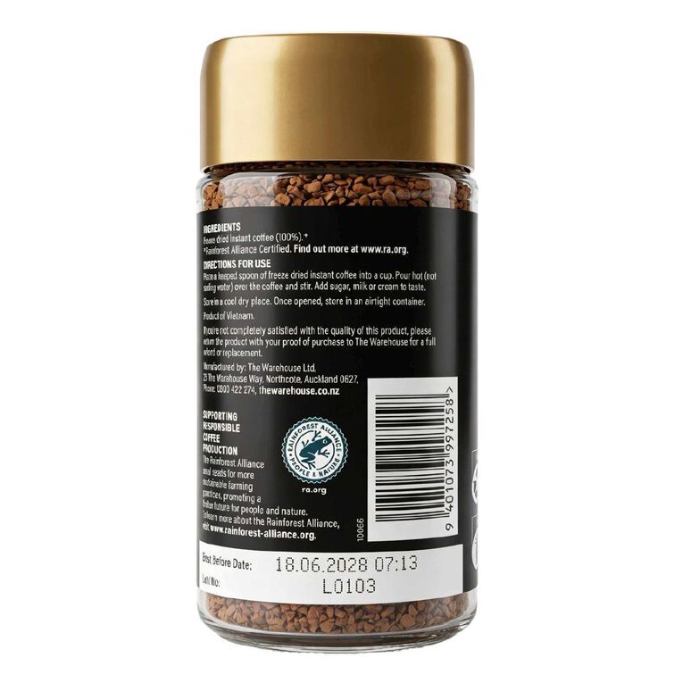 Market Kitchen Freeze Dried Coffee 100g Jar