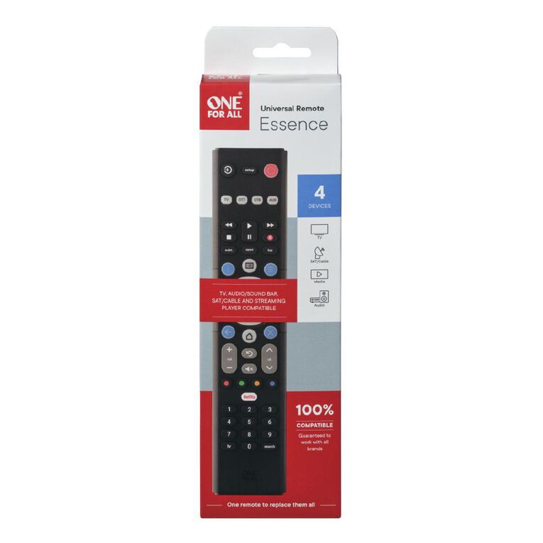 One for All Essence 4 Device Universal Remote Control