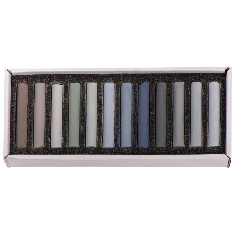BLOCKX Soft Pastel 12 Set Grey Assorted