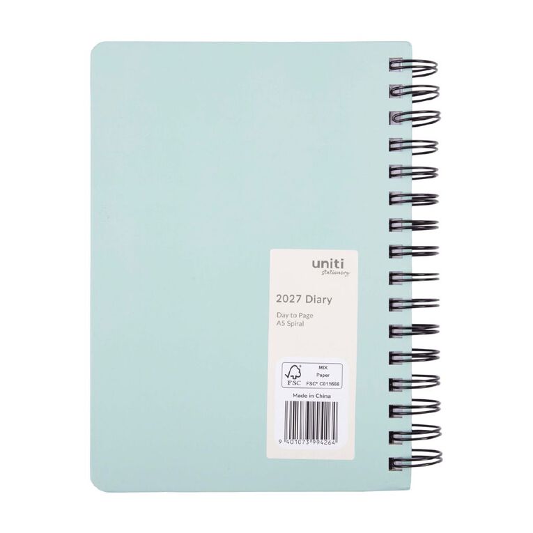 Uniti 2027 A5 Date To Page Diary Dogs