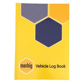 Marbig Vehicle Logbook Hard Cover A5