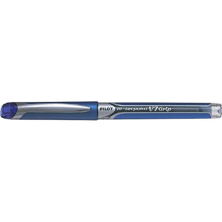 Pilot Hi-Tecpoint V7 Grip 0.7mm Fine Rollerball Pen Blue
