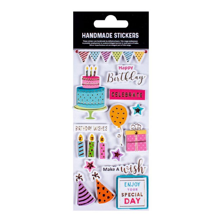 Uniti Craft Handmade Embellishments - Make A Wish 17Pc Little Birdie