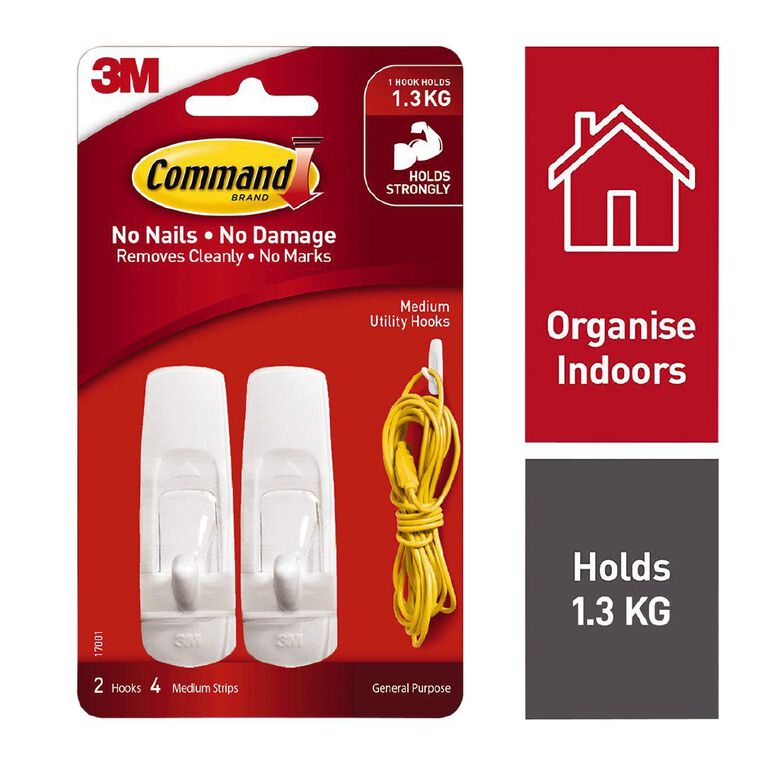 Command Hooks 2 Pack Medium