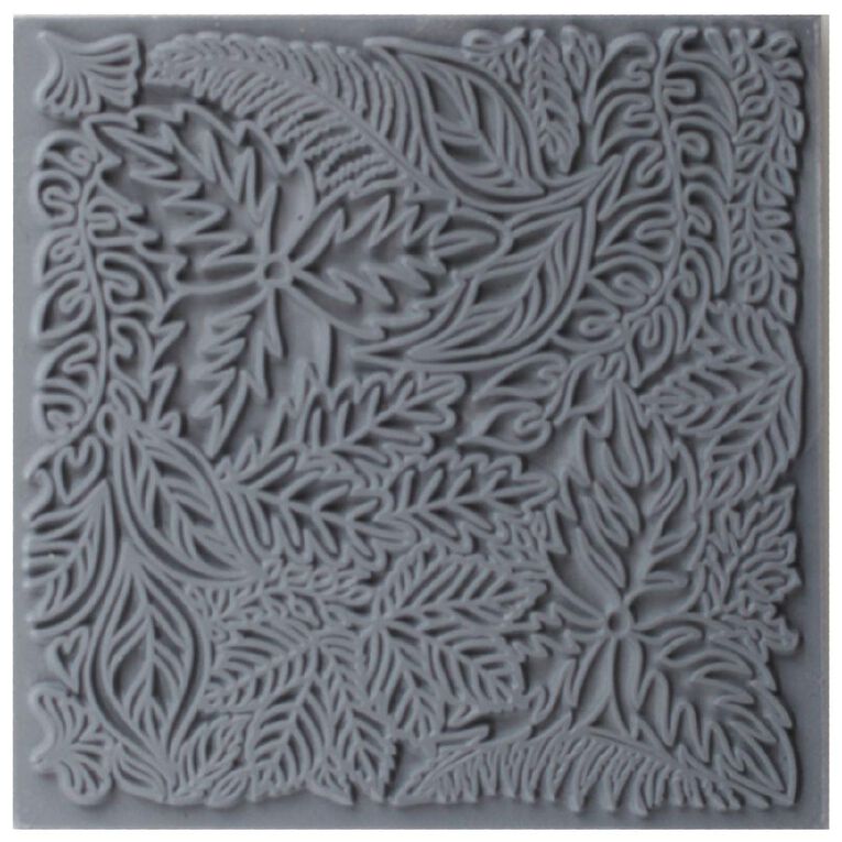Cernit Texture Plate 9cm Leaves