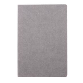 WS Hardcover PU Notebook Grey Mid A4