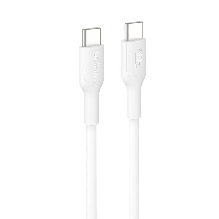 Belkin BLKN BC C2C PCR CAB 60W 3M WHT White