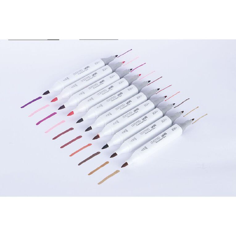 Uniti Dual Ended Artist Markers 80 Pack Assorted