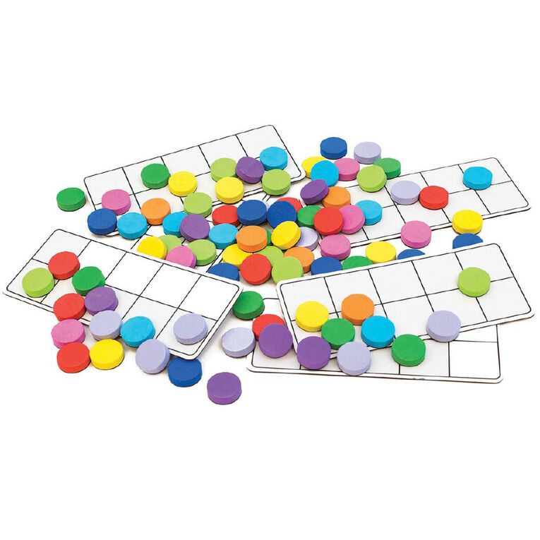 Junior Learning Rainbow Ten Frames